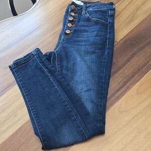 KanCan Blue High Rise Skinny Jeans